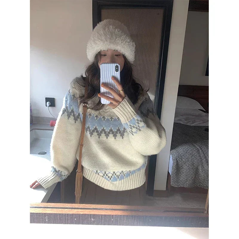 Alessa | Japanese style oversized lime sweater