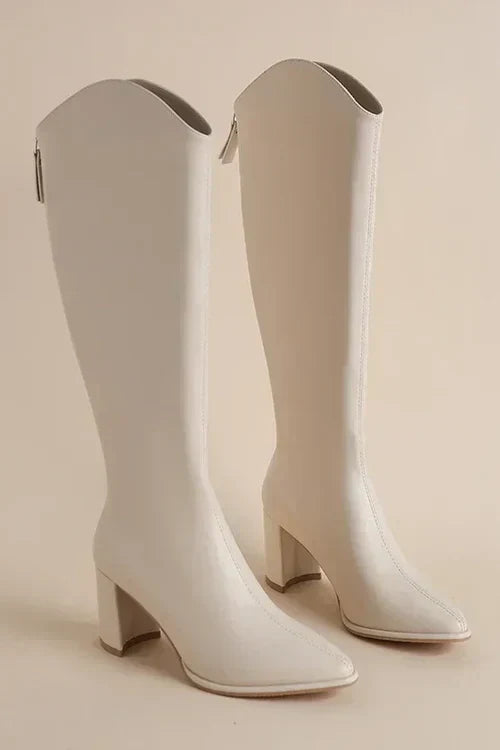 Yolanda | Knee high leather boots