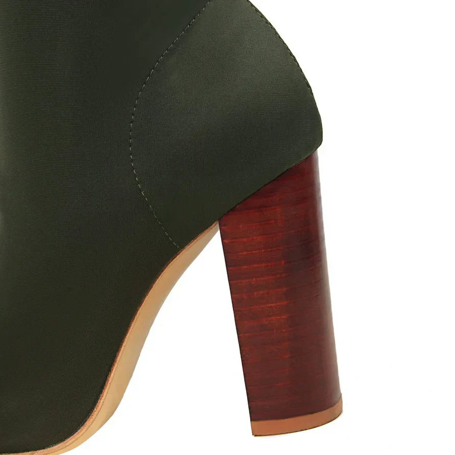 Patricia | High heel ankle boots with pointed toe