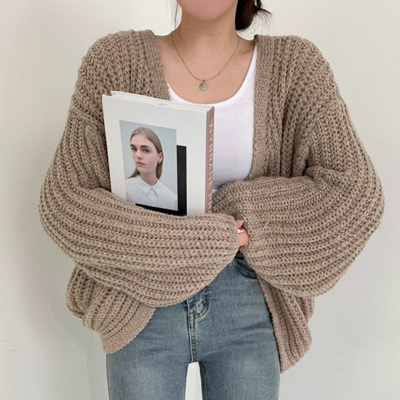 Jemma | Women's Oversized Open Front Cardigan