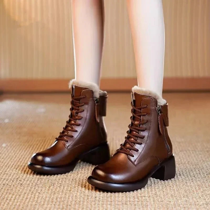 Vittoria | Luxurious women's boots with side zip