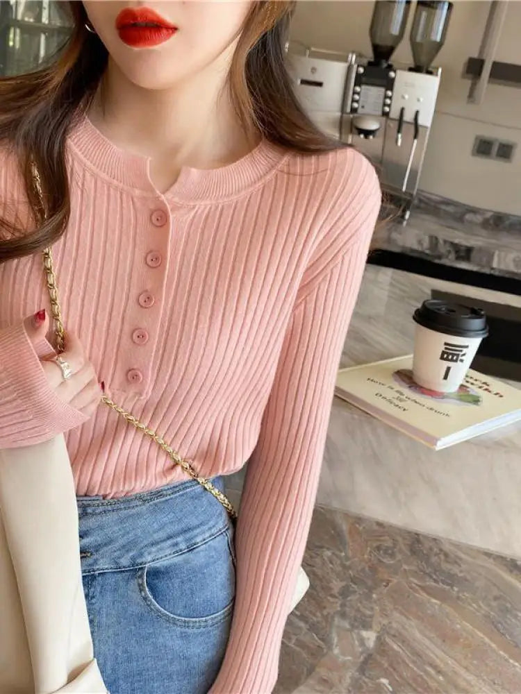 Kirsten | Solid knitted women's sweater