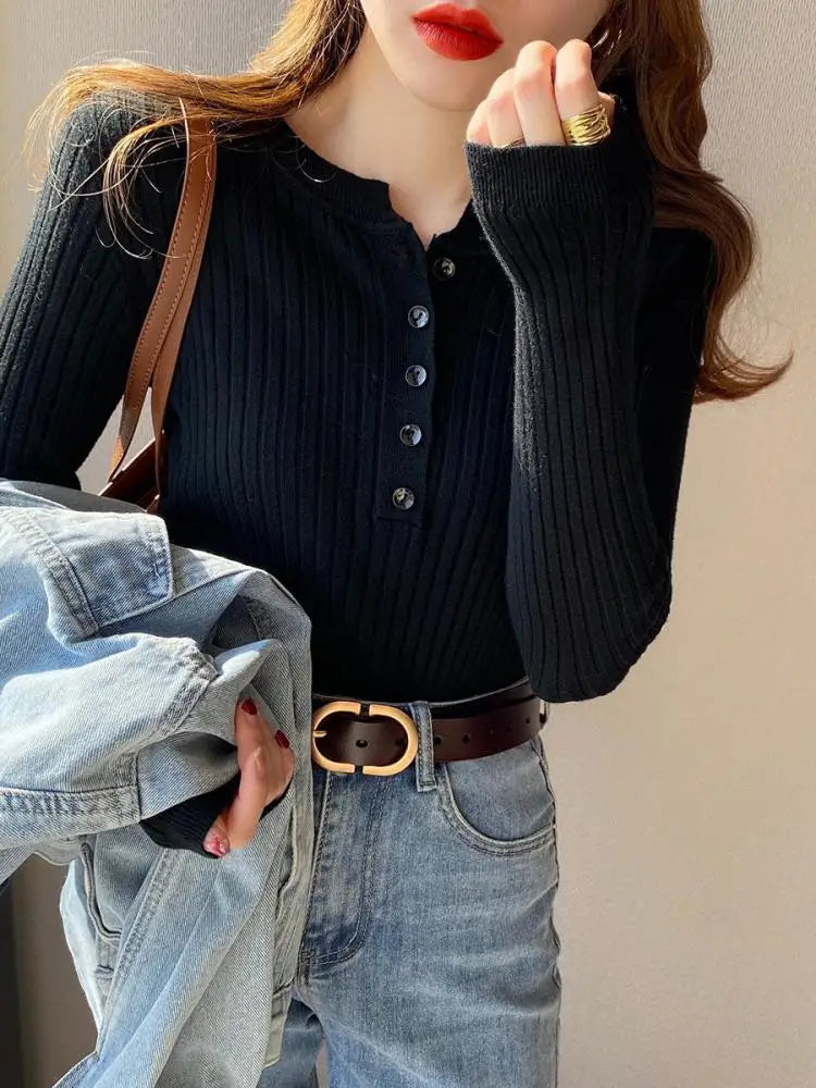 Kirsten® | Solid knitted women's sweater