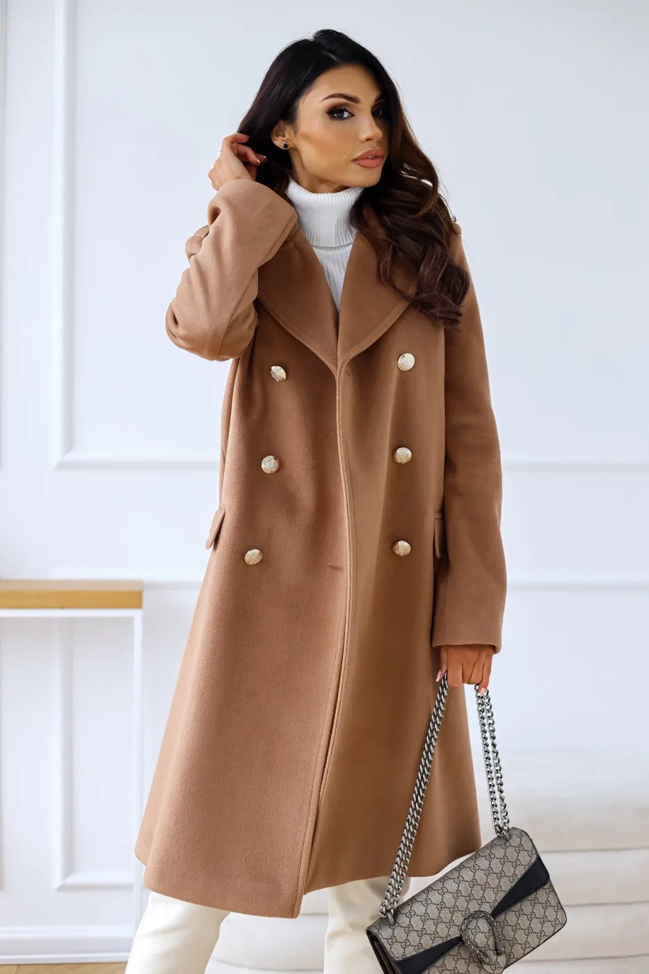 Wanda | Elegant women's trench coat for winter