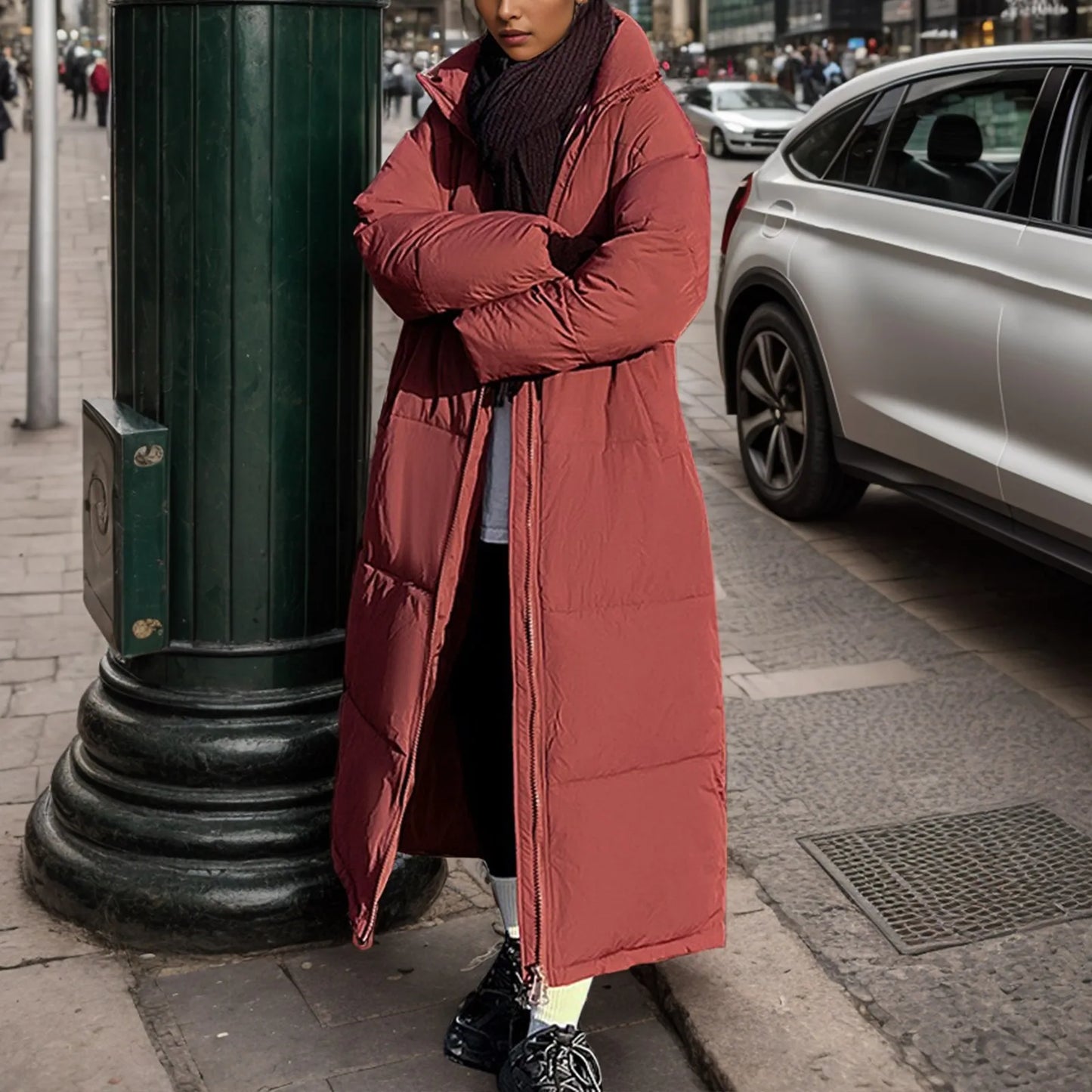 Isabel | Long and modern jacket for cold days