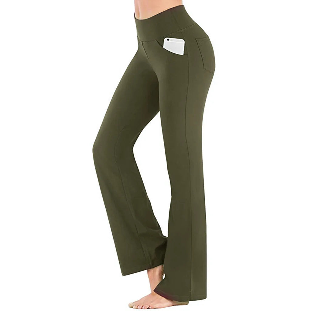 Valentina® | High Waist Stretchy Flared Trousers