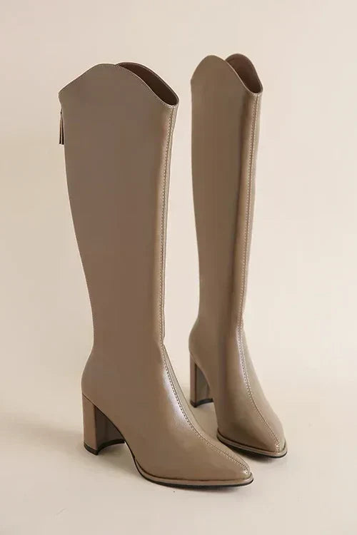 Yolanda | Knee high leather boots