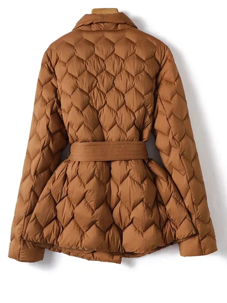 Irina® | Doudoune elegant with belt