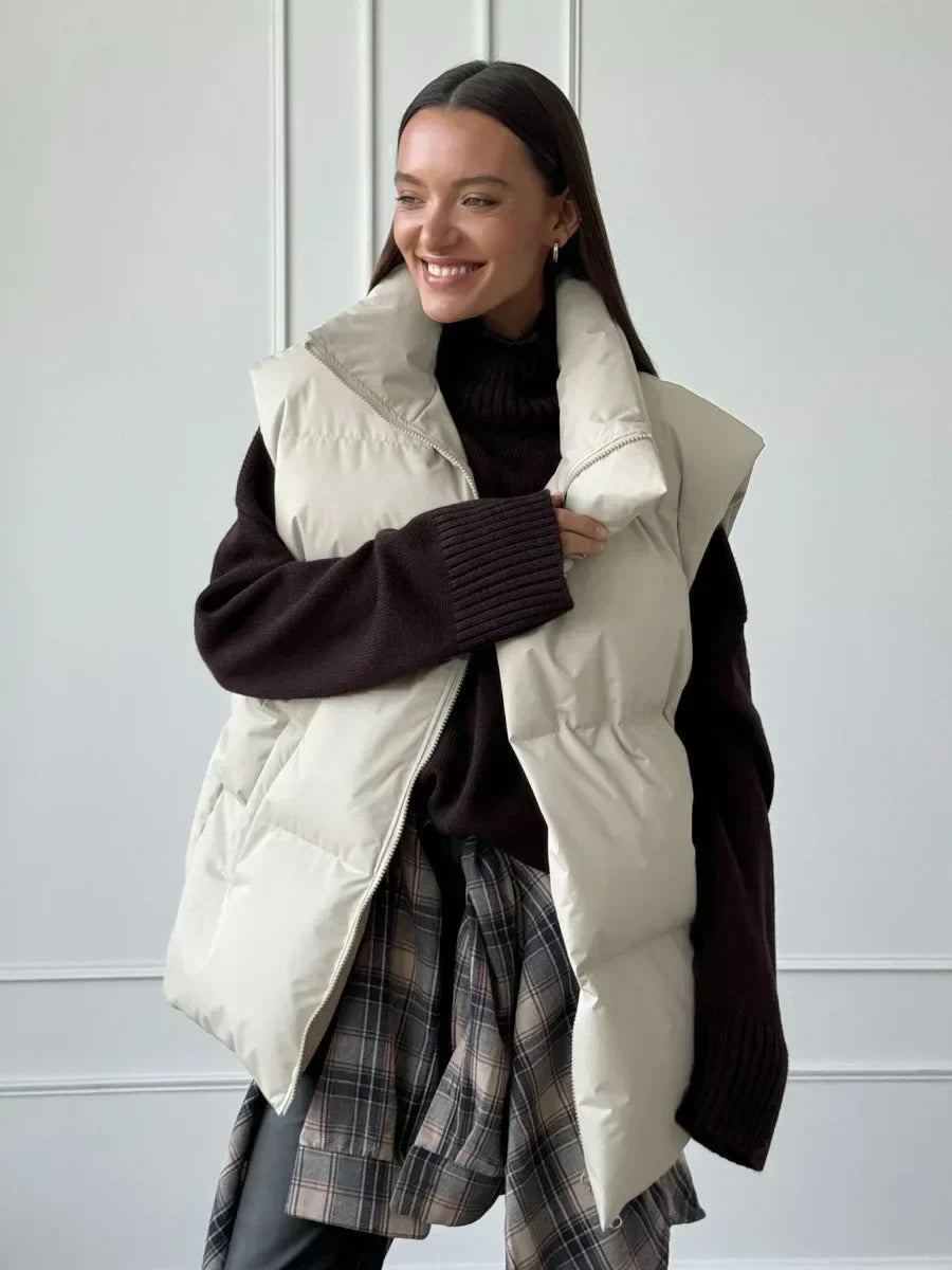 Sandra | Thick winter vest for women
