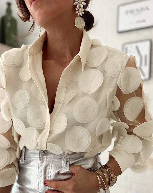 Amica® | Seductively Patterned Net Blouse