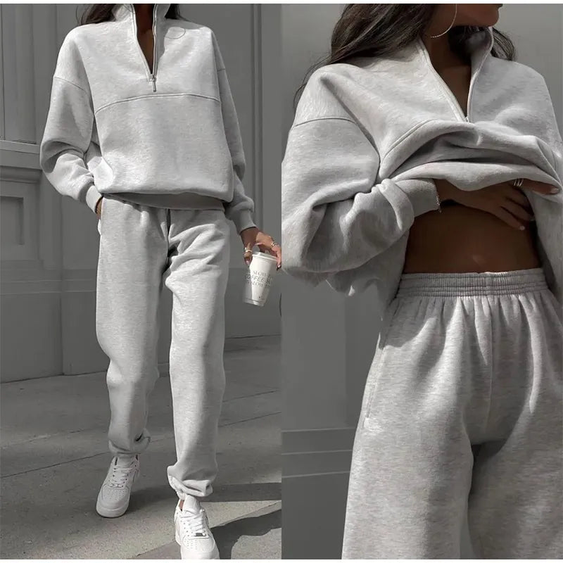 Jennifer® | Conjunto Casual Solid Sweater