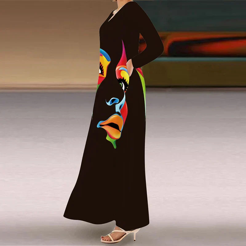 Pilar® | Printed maxi dress for women