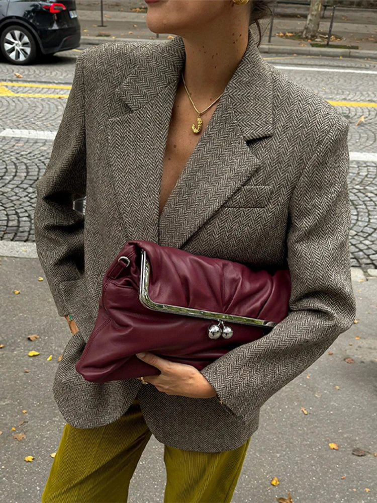 Ursula | Modern women's blazer with lapel collar
