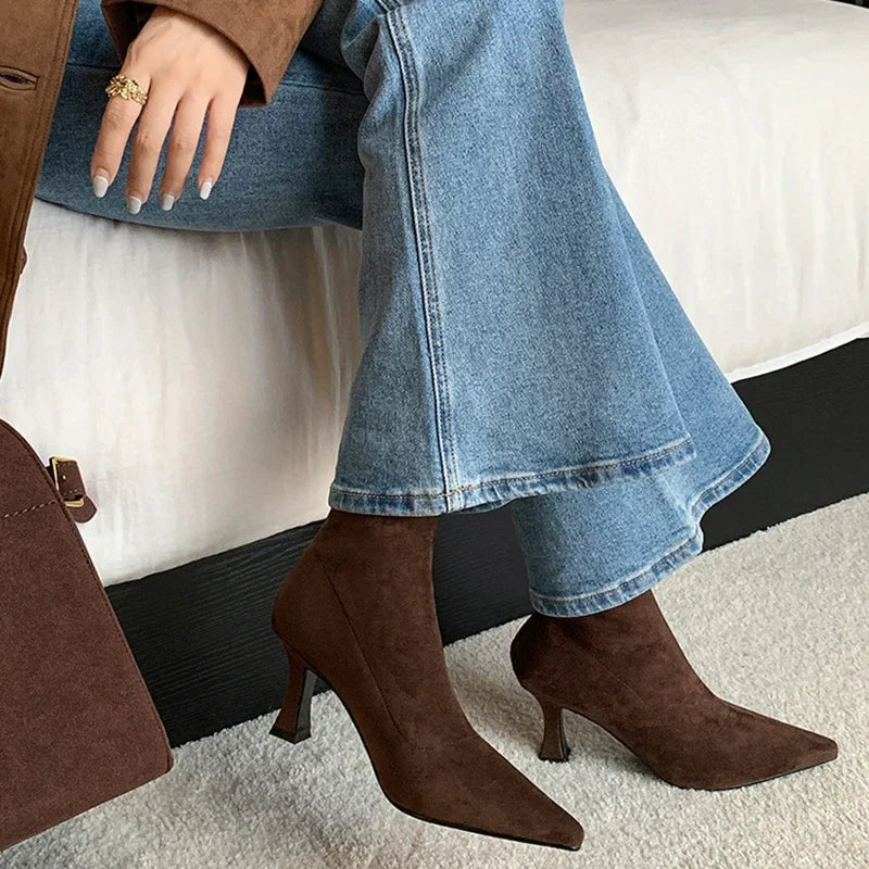 Simona | Women's pointed ankle boots