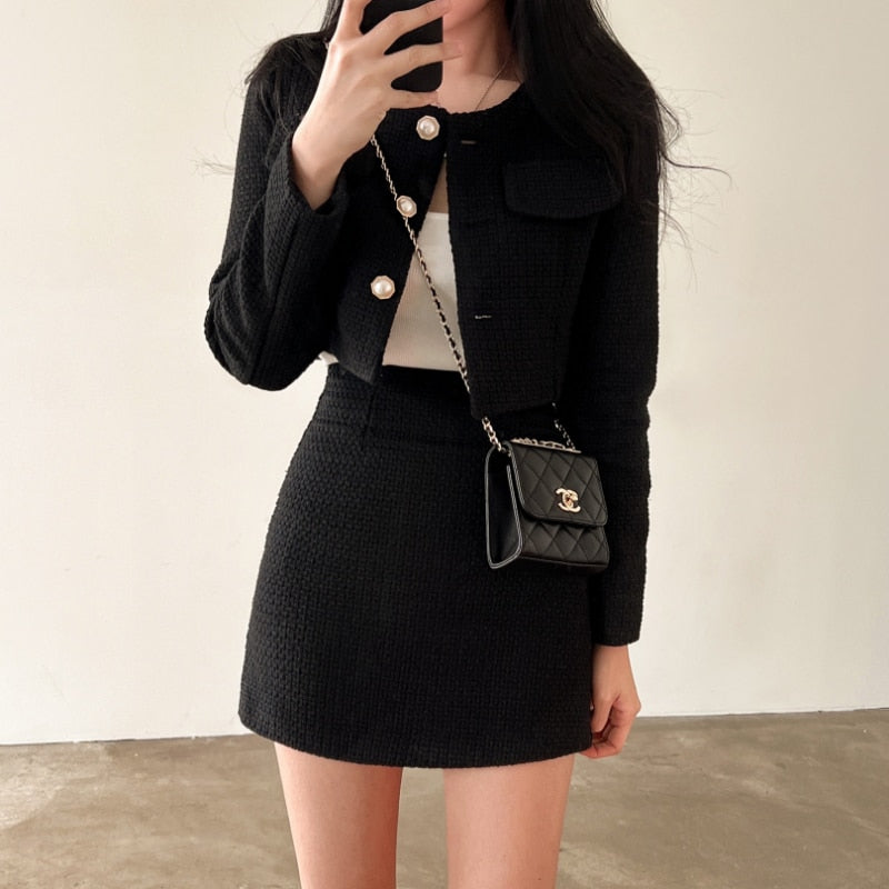 Sasha® | Elegant Skirt Und Blazer Set