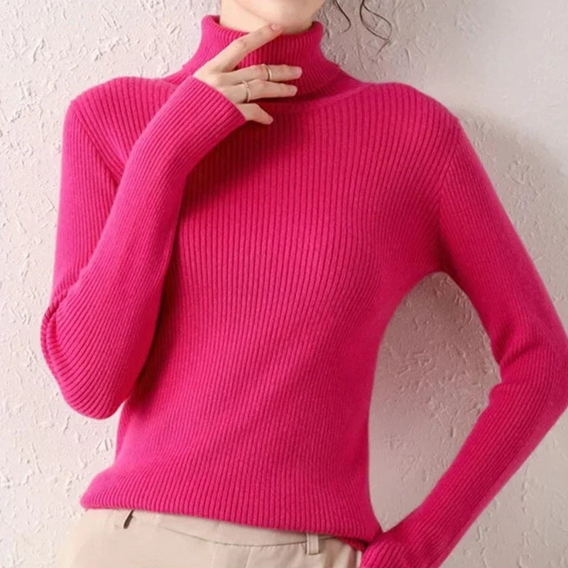 Emilie | Turtleneck sweater for women in autumn
