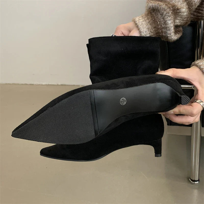 Ramona | Pointed toe light boots for women
