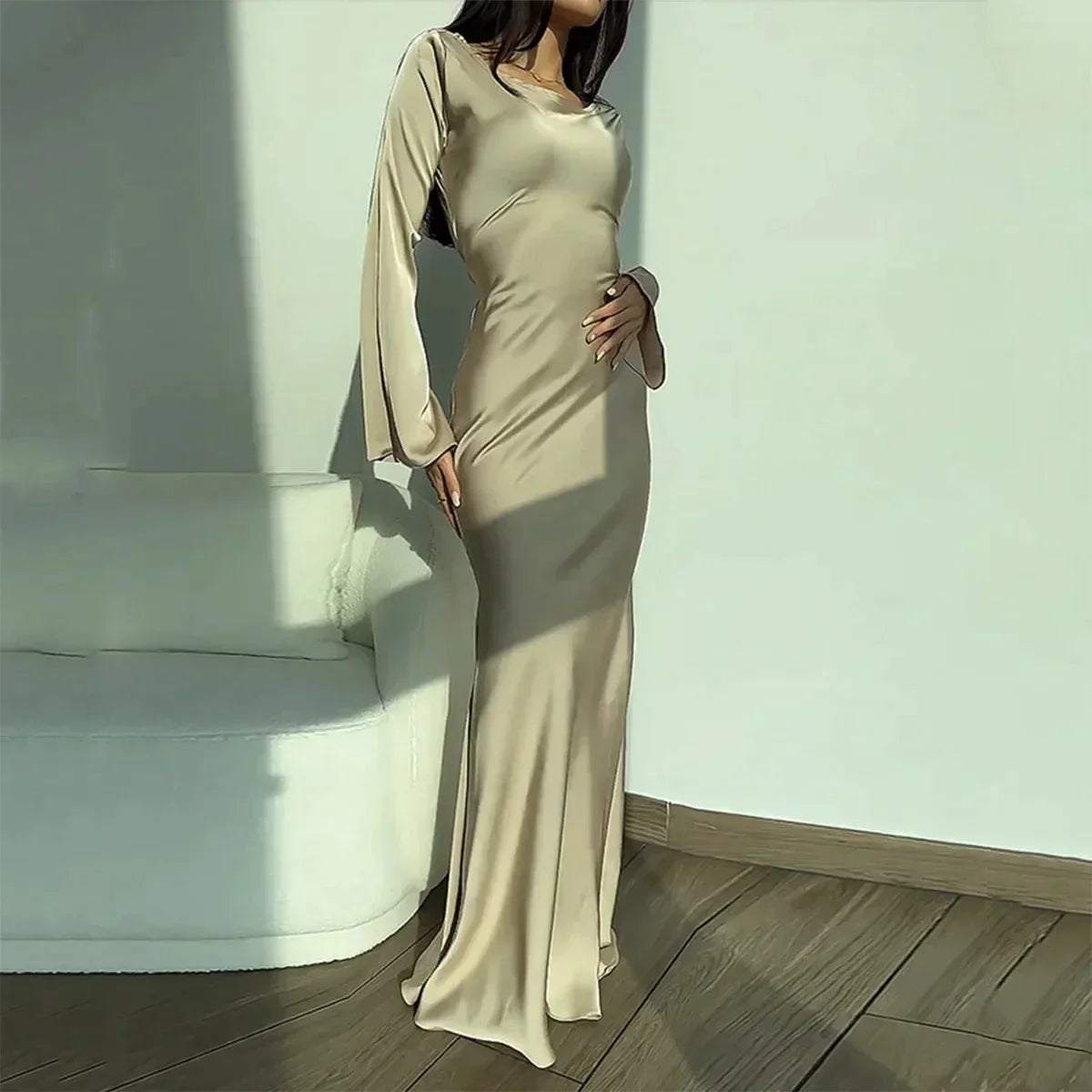 Querida® | Elegant Long Sleeve Dress