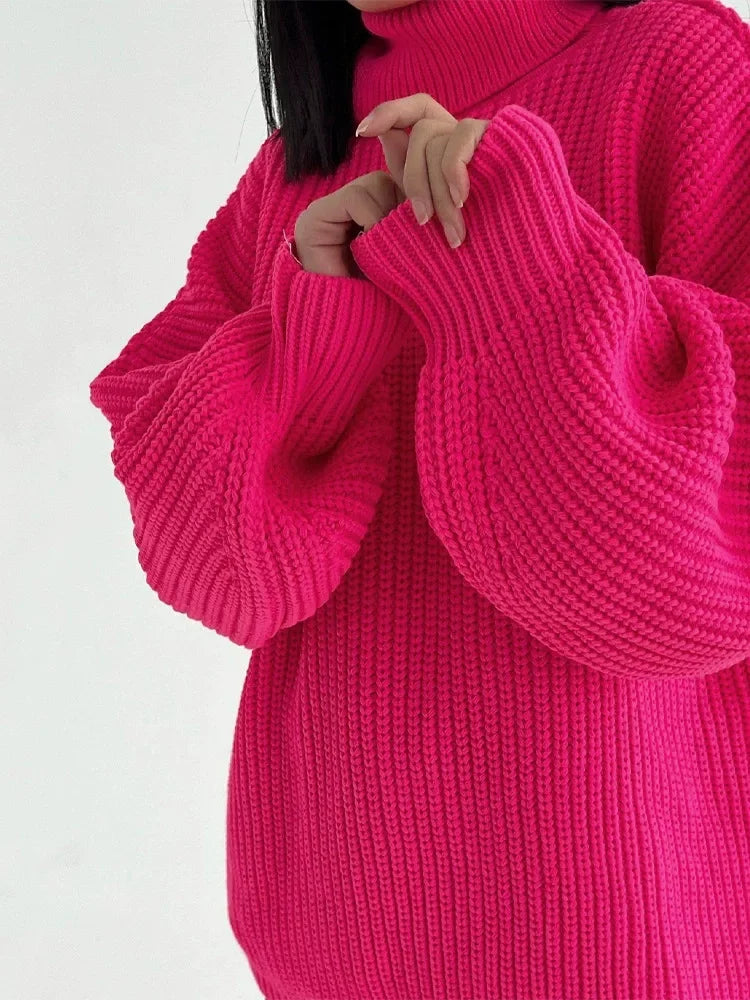 Thalia | Warm knitted sweater for women for autumn and winter