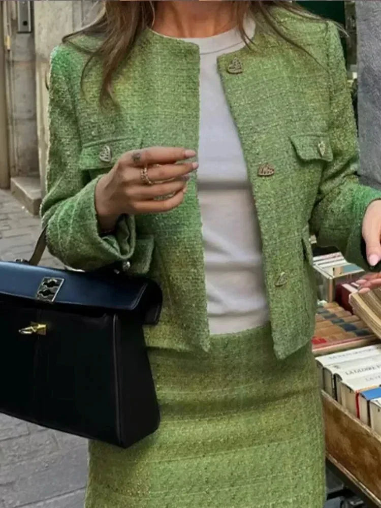 Rebeca | Jacket skirt suit set