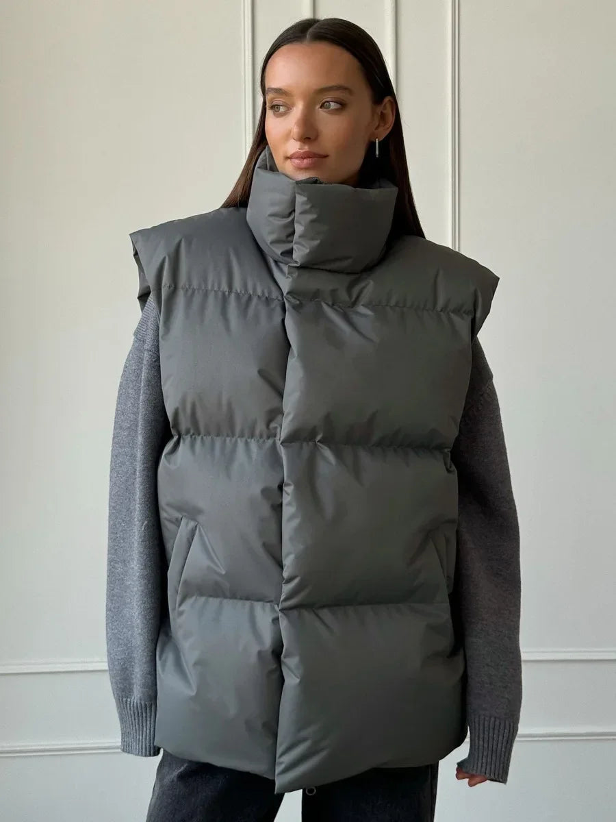 Sandra | Thick winter vest for women