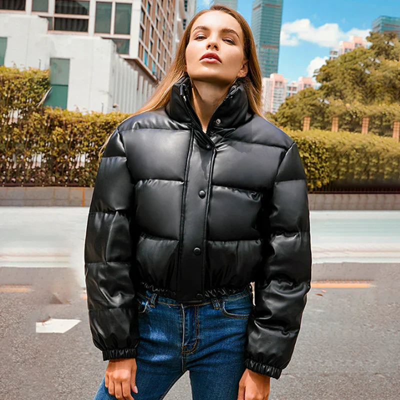 Nadia | Elegant women's leather jacket