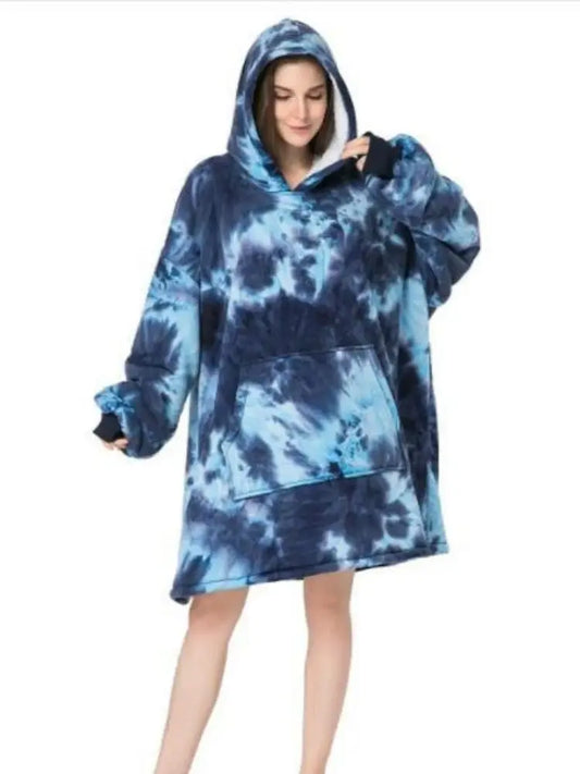 Krystel | Warm flannel hoodie