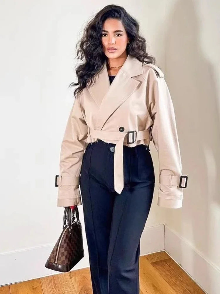 Gloria | Stylish short jacket with belt