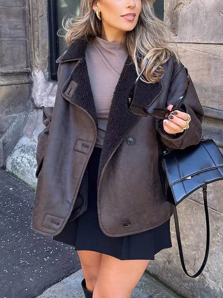Araceli | Mira� I suede fleece jacket