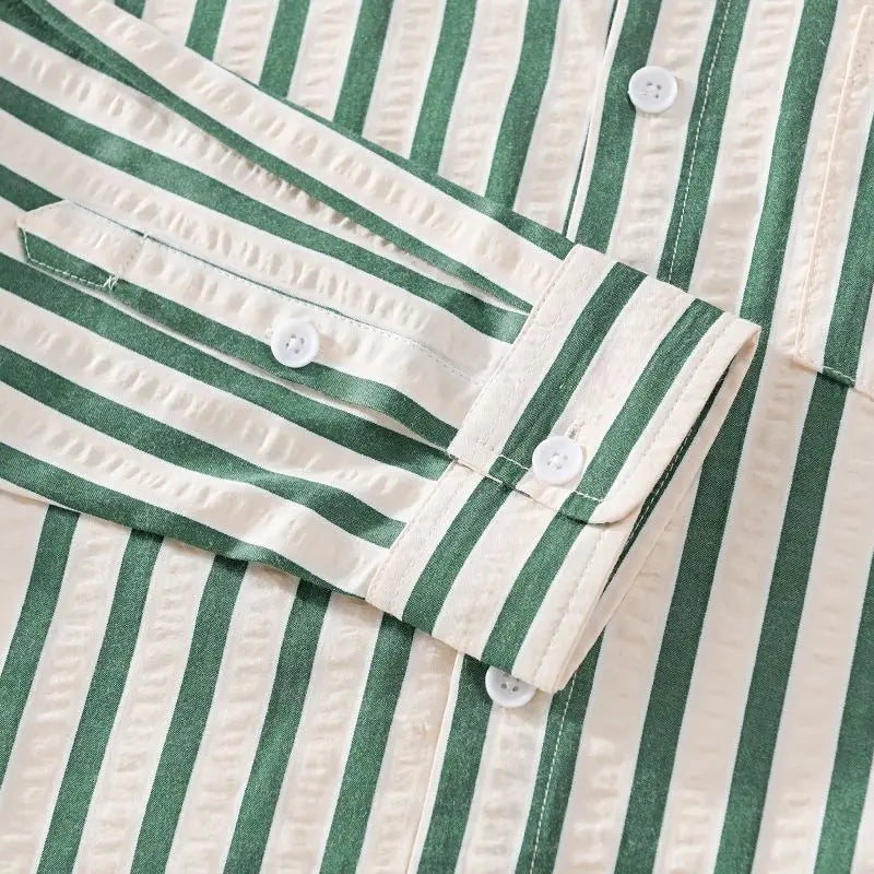 Iraia® | Casual Striped Shirt