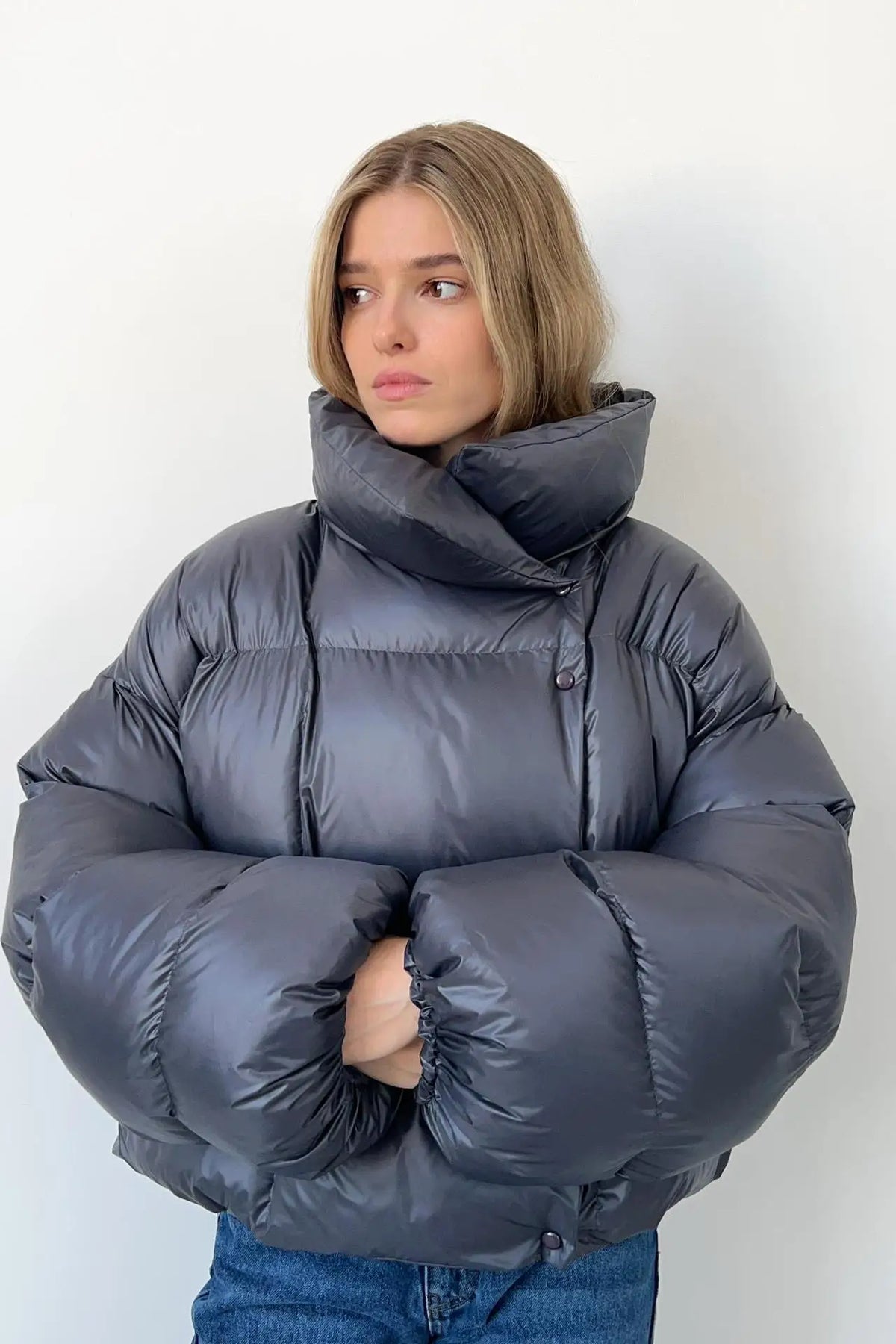 Renata | Cross padded jacket