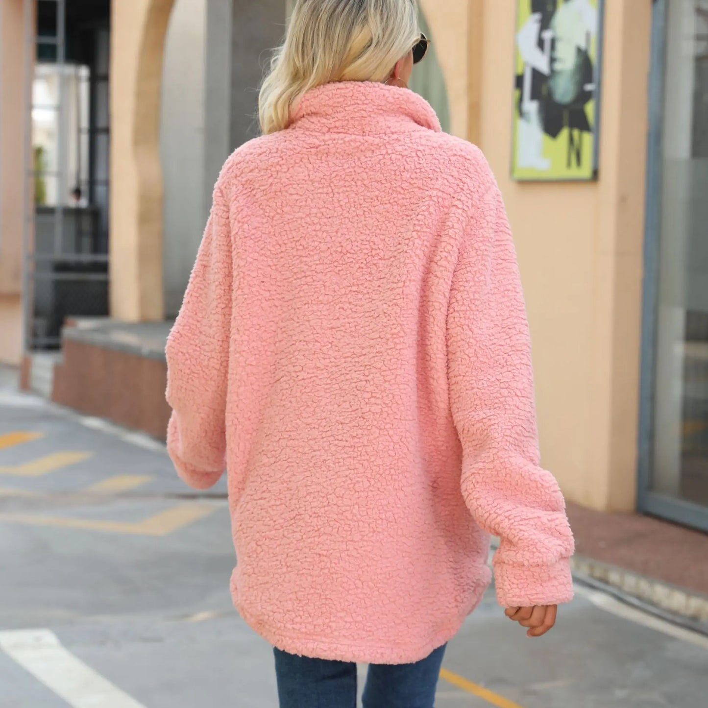 Ema | Warm winter jacket for women with lapels