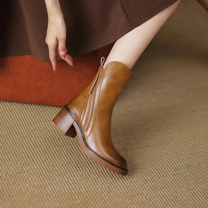 Guillermina® | Leather ankle boots