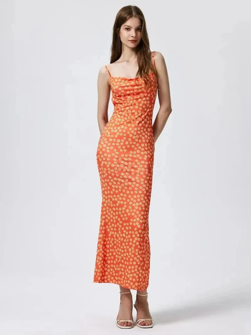 Brooke® | Long Multicolored Floral Beach Dress