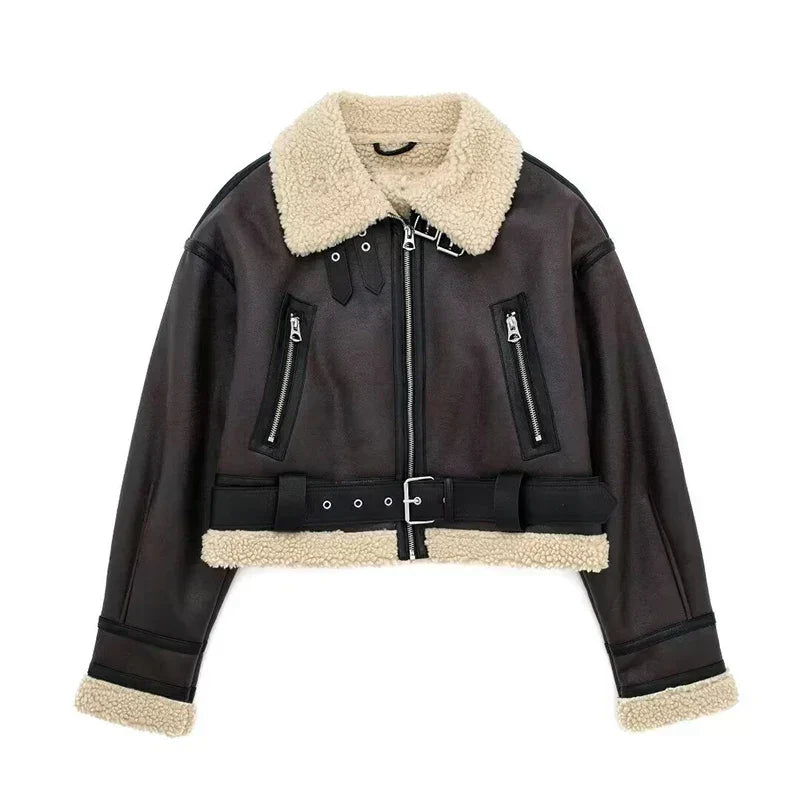 Juana® | Exterior coat elegant and stylish with belt