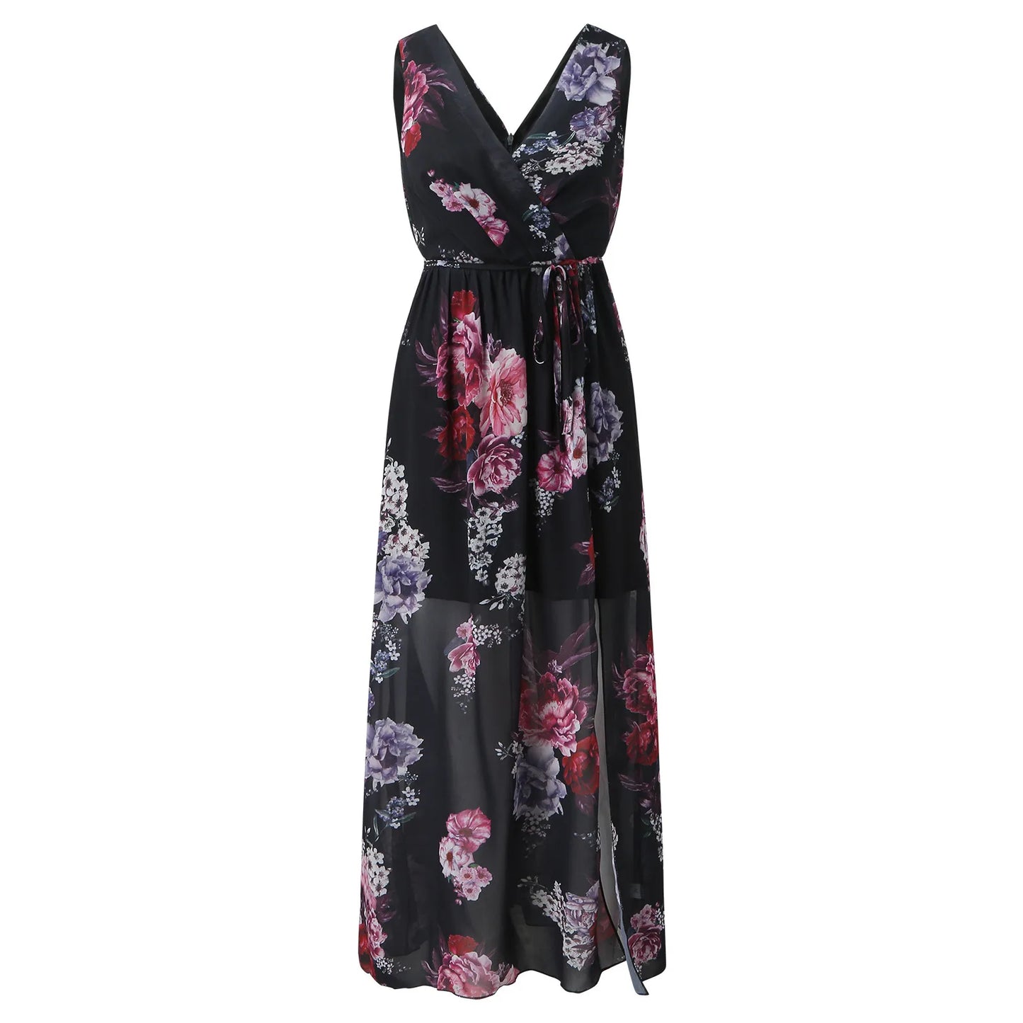 Felicia | Elegant Slit Maxi Dress for Every Occasion