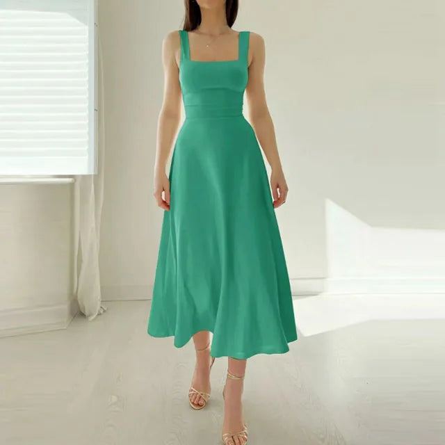 Ingrid® | Elegant Dress With Square Neckline
