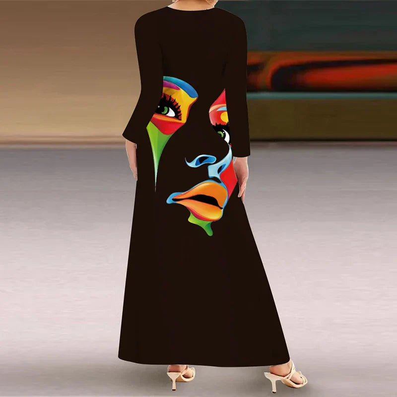 Pilar® | Printed maxi dress for women