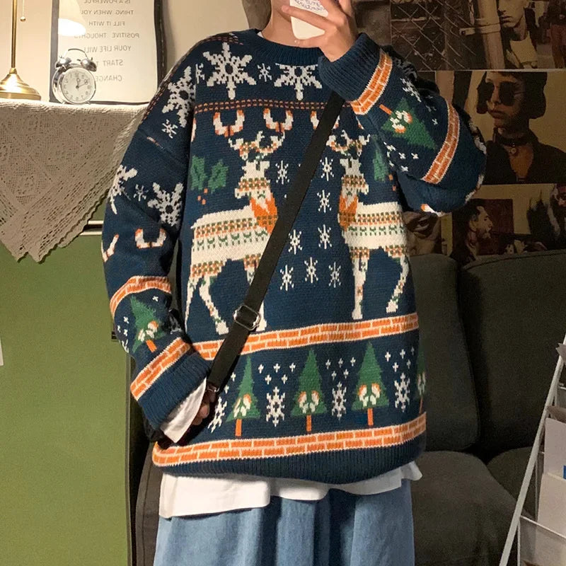Leticia® | Half collar Christmas sweater