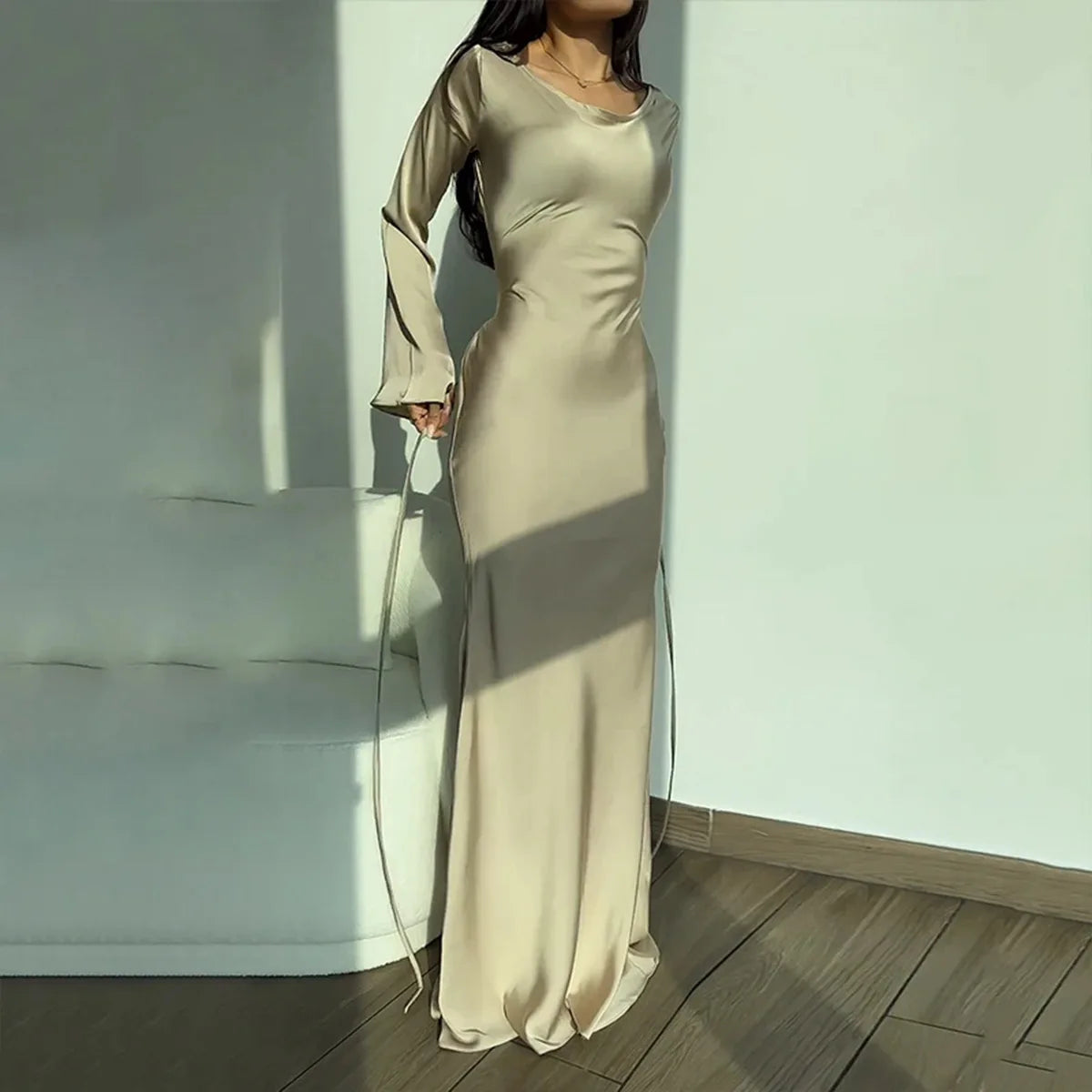 Querida® | Elegant Long Sleeve Dress
