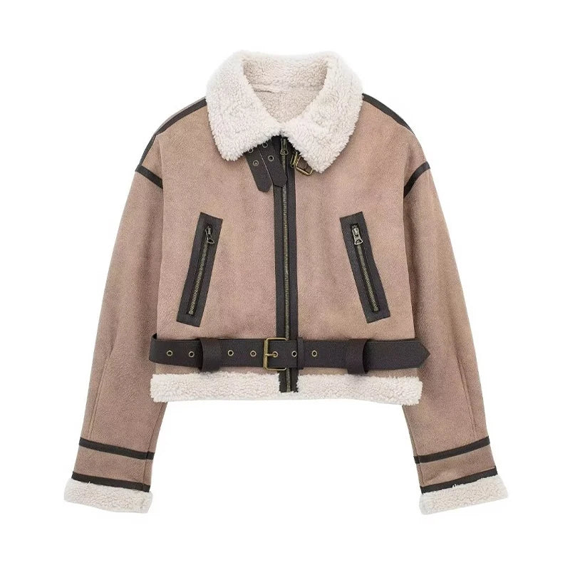 Ornella® | Exterior coat elegant and stylish with belt
