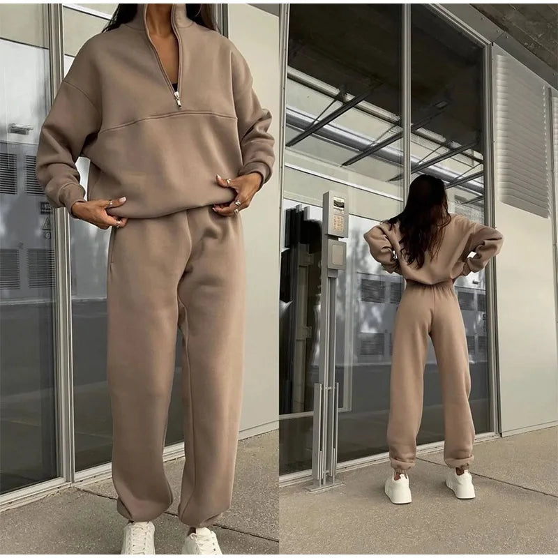 Jennifer® | Conjunto Casual Solid Sweater