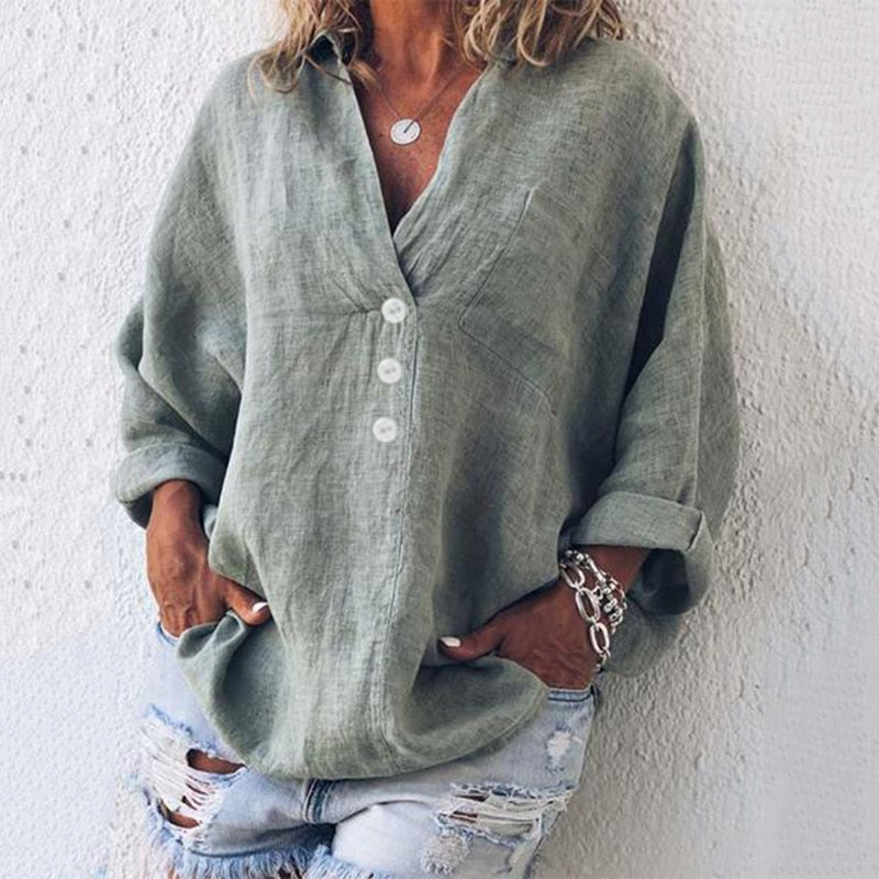 Gloria® | Stylish Linen Blouse