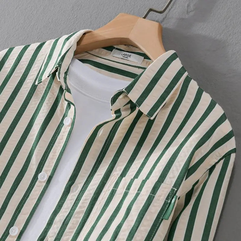Iraia® | Casual Striped Shirt