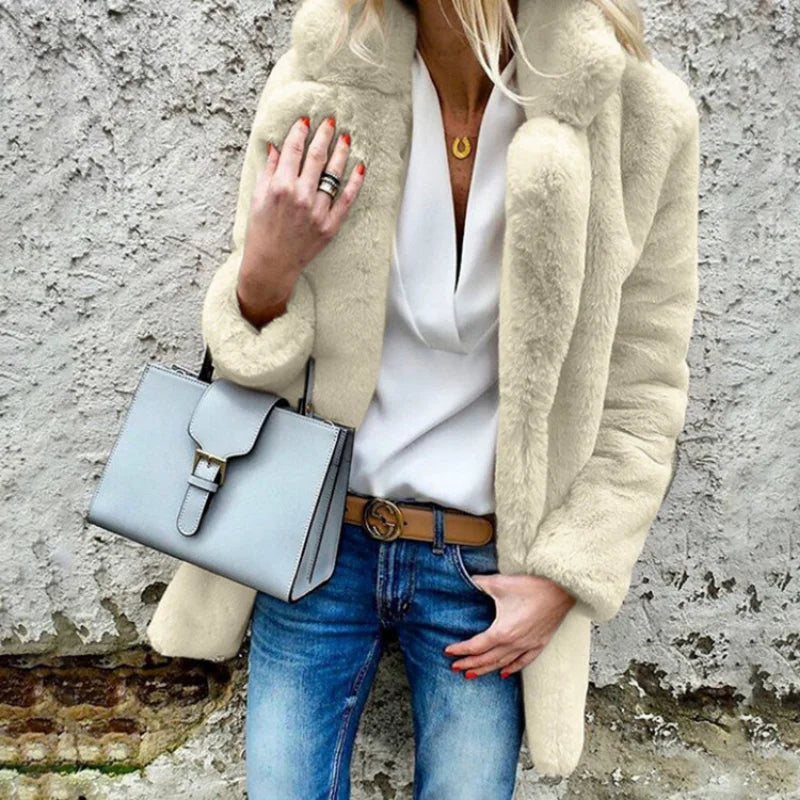 Diana | Fluffy winter coat for women