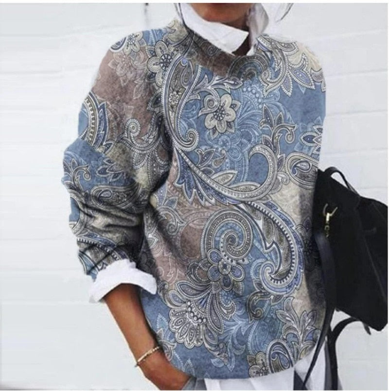 Kimberly | Trendy floral sweater
