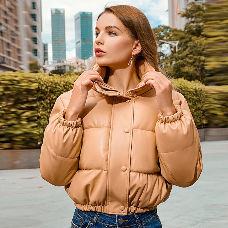 Nadia | Elegant women's leather jacket