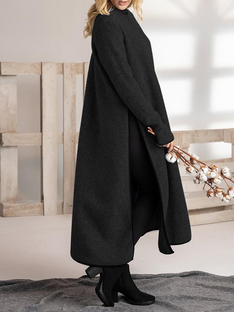 Silvia® | Long Split Midi Dress In Loose Fit