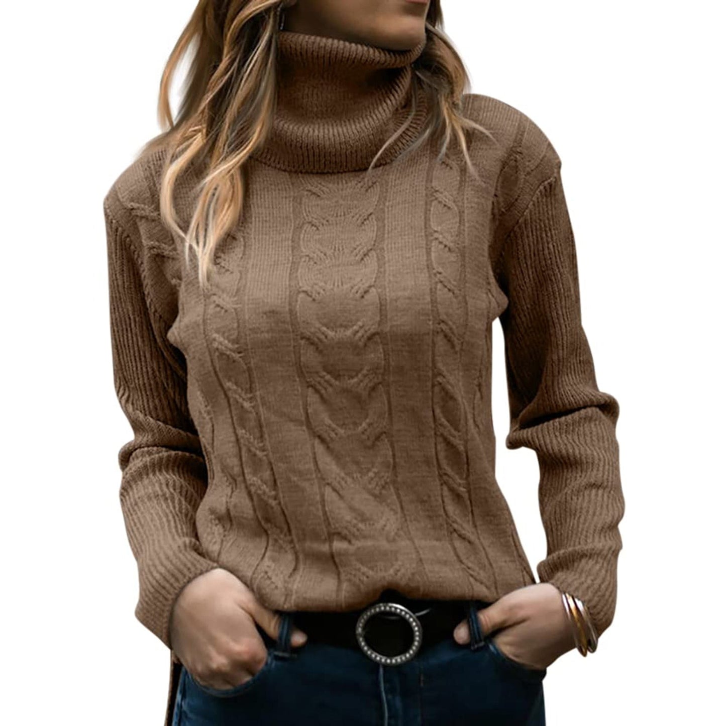 Yadira® | Melody™ turtleneck sweater (made of high-quality viscose)