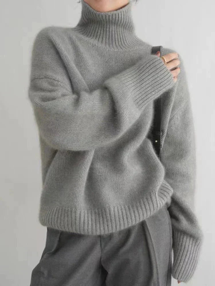 Yasmina | Cozy knit turtleneck sweater